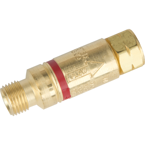 Antiretours pare-flammes - Oxy/gaz combustibles, Gaz combustibles (rouge)/Oxyg&egrave;ne (vert), Style pour chalumeau Cantin et fils