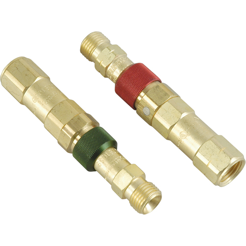 Raccords &agrave; branchement rapide pour &eacute;quipement de soudage - Ensembles, Laiton Cantin et fils