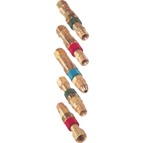 Raccords &agrave; branchement rapide pour &eacute;quipement de soudage - Raccords individuels, Laiton Cantin et fils