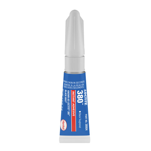 Adh&eacute;sif renforc&eacute; Black Max 380, Noir, Tube, 3 g Cantin et fils