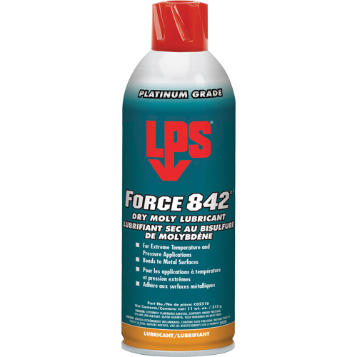 Force 842°&reg; Dry Moly Lubricant, Aerosol Can Cantin et fils
