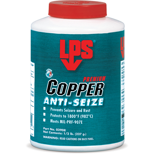 Copper Anti-Seize, 1 lbs., Bottle, 1800°F (982°C) Max Temp. Cantin et fils