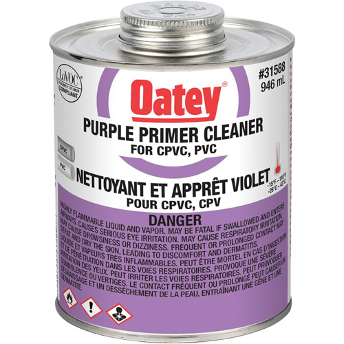 Purple Primer/Cleaner, 946 ml, Brush Top Can Cantin et fils