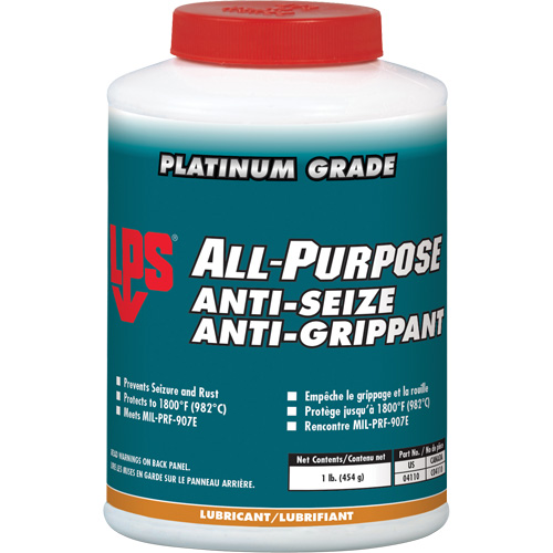 Antigrippant tout usage, 1 lb, Bouteille, 1800°F (982°C) Temp max. Cantin et fils