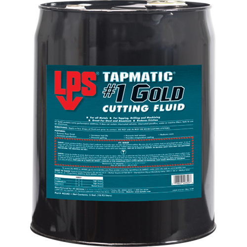 Tapmatic&reg; #1 Gold Cutting Fluids, 5 gal. Cantin et fils