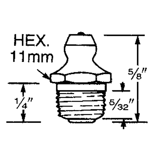 Fitting, 10 mm Thread Cantin et fils