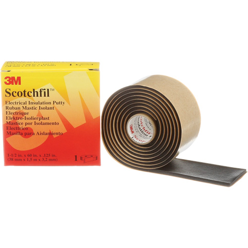 Scotchfil Electrical Insulation Putty, Roll, Black Cantin et fils
