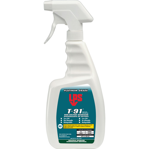 T-91 Non-Solvent Degreaser, Trigger Bottle Cantin et fils