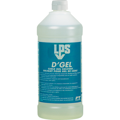D'Gel&reg; Cable Gel Solvent, 32 oz., Bottle Cantin et fils