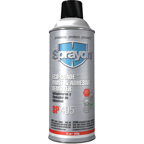 SP405 Eco-Grade Paint & Adhesive Remover, 12 oz, Aerosol Can Cantin et fils