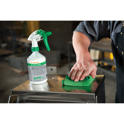 Nettoyant et protecteur de surface en acier inoxydable E-Nox Shine, 208 L, Baril Cantin et fils