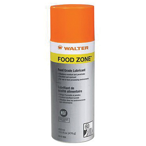 Lubrifiant alimentaire tout usage FOOD ZONE, Canette a&eacute;rosol Cantin et fils