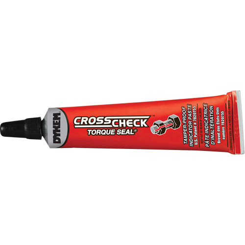 P&acirc;te indicatrice inviolable Cross-Check Torque Seal, 1 oz, Tube, Rouge Cantin et fils