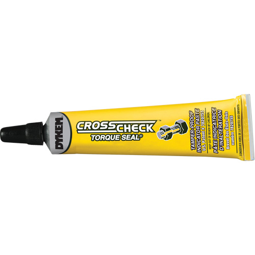 Cross Check Torque Seal&reg; Tamper-Proof Indicator Paste, 1 fl. oz., Tube, Yellow Cantin et fils