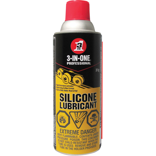 Lubrifiant de silicone 3-IN-1, Canette a&eacute;rosol Cantin et fils
