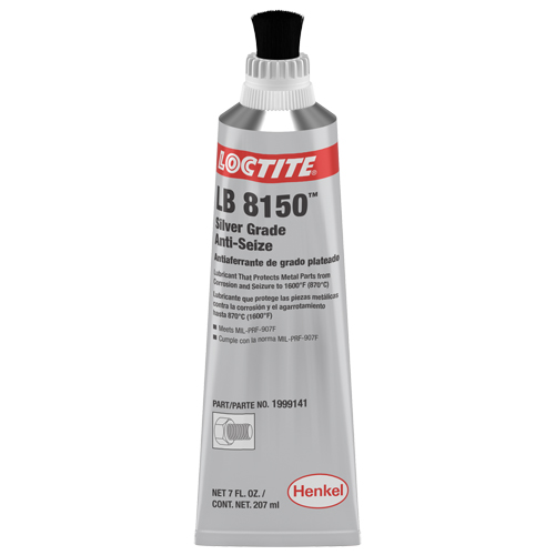 Silver Grade Anti-Seize, Tube, 1600°F (871°C) Max. Temp. Cantin et fils