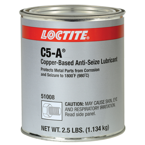 Lubrifiant antiblocage au cuivre Loctite 8008 C5-A, 2,5 lb, Canette, 1800°F (982°C) Temp&eacute;rature max. Cantin et fils