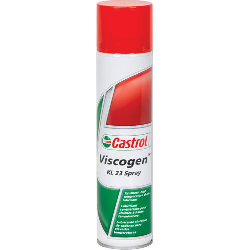 Lubrifiant synth&eacute;tique haute performance pour chaîne KL 23 Viscogen, Canette a&eacute;rosol Cantin et fils
