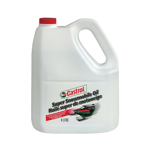 Huile pour motoneige Super deux cycles, 4 L, Cruche Cantin et fils