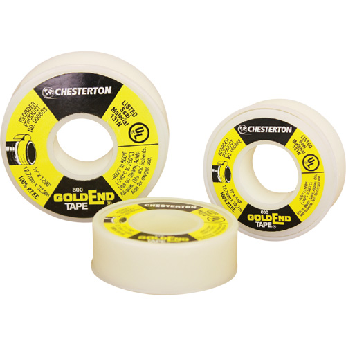 GoldEnd PTFE Sealing, Tape, 1/2" x 540", -240° C - 260° C/-400° F - 500° F Cantin et fils