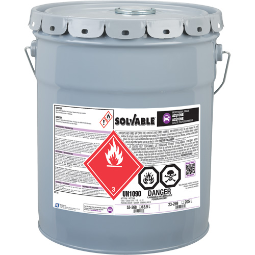 Liquid Acetone, 18.9 L Cantin et fils