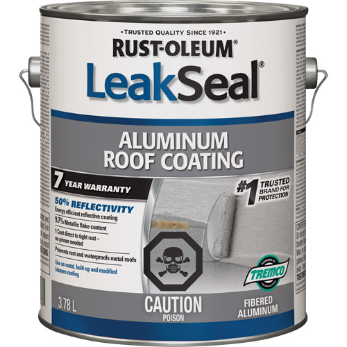 Rev&ecirc;tement de toit en aluminium 7 ans LeakSeal Cantin et fils