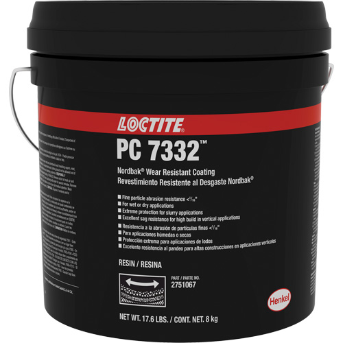 Rev&ecirc;tement de protection contre lusure 7332 Nordbak, Gris, 10 kg, Seau Cantin et fils