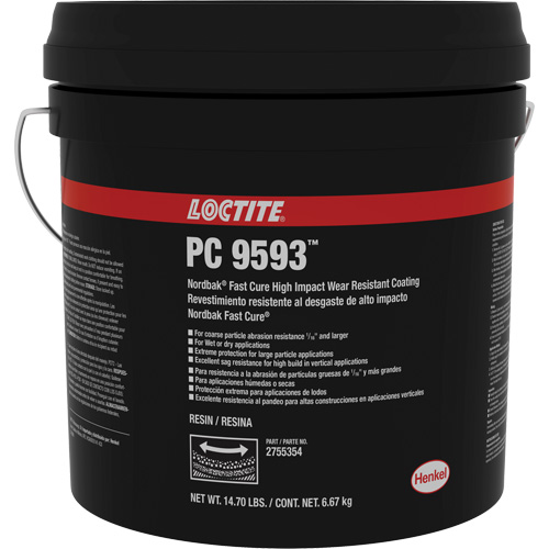 Rev&ecirc;tement de protection contre lusure 9593 Nordbak, Bleu, 10 kg, Seau Cantin et fils