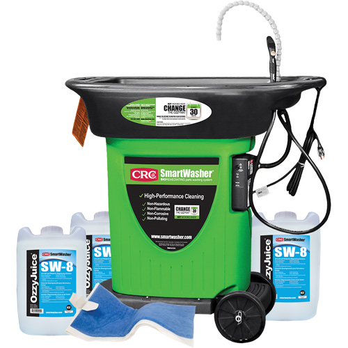 Trousse de bassin de nettoyage de pi&egrave;ces mobile SmartWasher SW-823 Cantin et fils