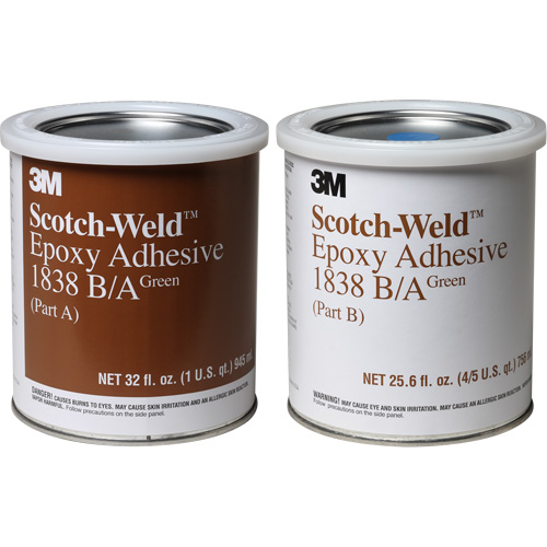 Scotch-Weld Adhesive, 32 fl. oz., Pail, Two-Part, Green Cantin et fils