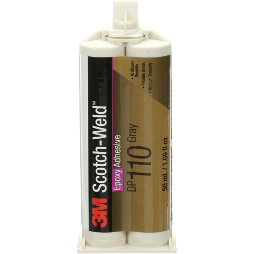 Scotch-Weld Adhesive, 1.64 fl. oz., Cartridge, Two-Part, Grey Cantin et fils