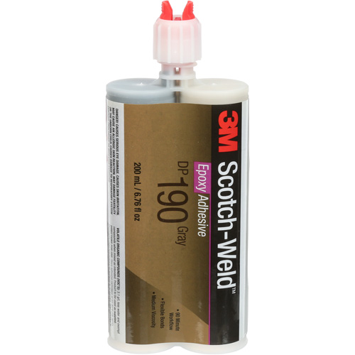 Scotch-Weld Adhesive, 200 ml, Cartridge, Two-Part, Grey Cantin et fils