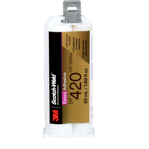 Scotch-Weld Adhesive, 1.25 fl. oz., Cartridge, Two-Part, Off-White Cantin et fils