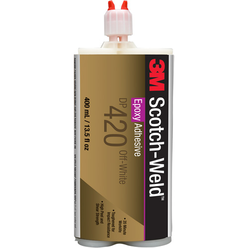 Scotch-Weld Adhesive, 400 ml, Cartridge, Two-Part, Off-White Cantin et fils