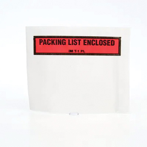 Pochette pour bordereau d'exp&eacute;dition, 5-1/2" lo x 4-1/2" la, Style Insertion par extr&eacute;mit&eacute; Cantin et fils