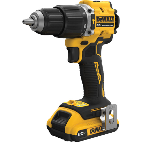 Atomic Compact Series Brushless Cordless Hammer Drill Kit, 1/2" Chuck, 20 V Cantin et fils