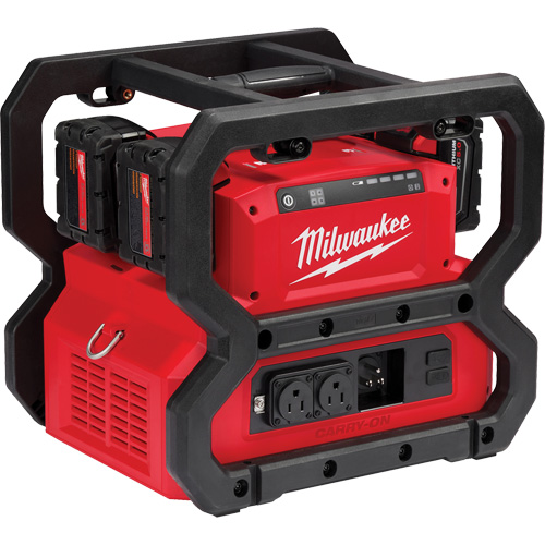 Bloc d'alimentation M18 Carry-On, 1800 W/3600 W, Lithium-ion, 13-3/4" ha x 12-1/4" la x 15" p x 28 lb Cantin et fils