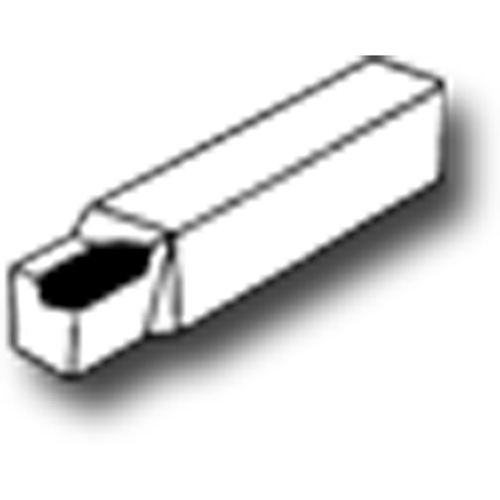 Outil &agrave; pointe au carbure bras&eacute;e simple, 2" bordure de coupe Cantin et fils