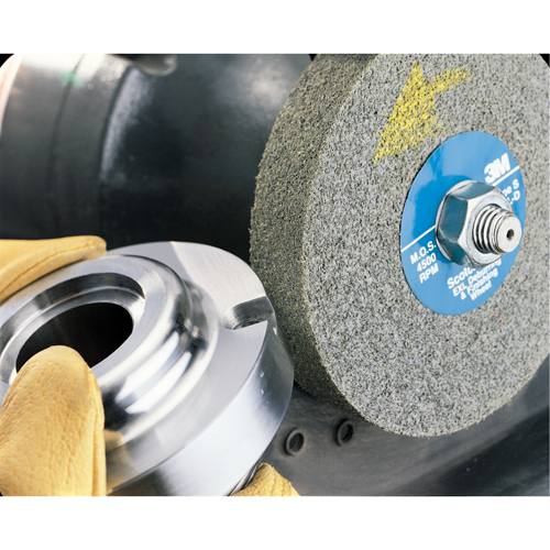 Scotch-Brite EXL Deburring Wheels, 6" x 1/2", 1" Arbor, Aluminum Oxide Cantin et fils