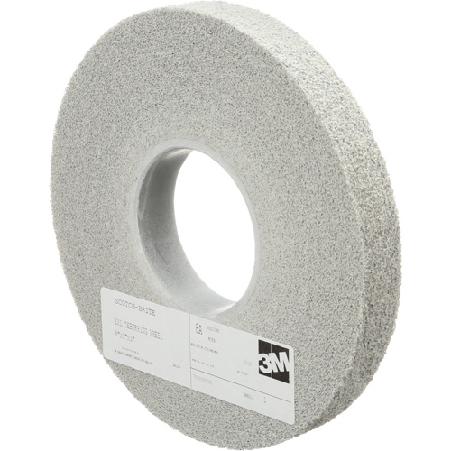 Scotch-Brite EXL Deburring Wheels, 8" x 1", 3" Arbor, Aluminum Oxide Cantin et fils