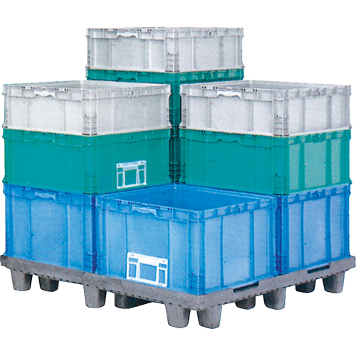Syst&egrave;me de contenants d'exp&eacute;dition 4845 de StakPak Plus, 15" la x 12" p x 7,5" h, Bleu royal Cantin et fils