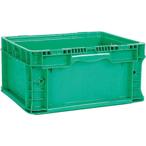 Syst&egrave;me de contenants d'exp&eacute;dition 4845 de StakPak Plus, 15" la x 12" p x 7,5" h, Vert moyen Cantin et fils