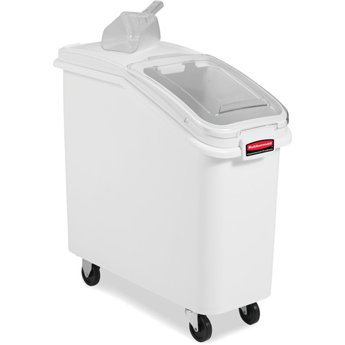 Mobile Ingredient Bins with Sliding Lid, 2.75 cu. ft. Capacity, 28" H x 13-13/100" W x 29-1/4" D Cantin et fils