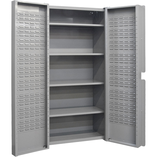 Deep Door Combination Cabinets, 38" W x 24" D x 72" H, Grey Cantin et fils
