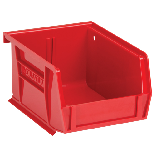 Ultra Stack & Hang Bin, 4-1/8" W x 3" H x 5-3/8" D, Red Cantin et fils