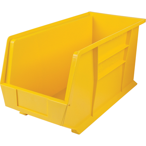 Ultra Stack & Hang Bin, 8-1/4" W x 9" H x 18" D, Yellow Cantin et fils