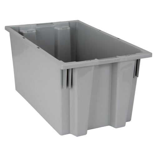 Contenants Stack & Nest, 9" x 18" x 11", Gris Cantin et fils