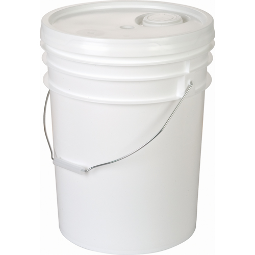 Pail With Gasket Lid, Plastic, 20 L Cantin et fils