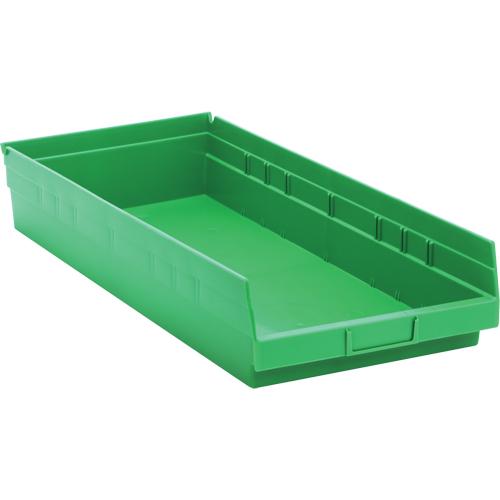 Bacs pour tablette, 11-1/8" la x 4" H x 23-5/8" p, Vert, Capacit&eacute; 50 lb Cantin et fils