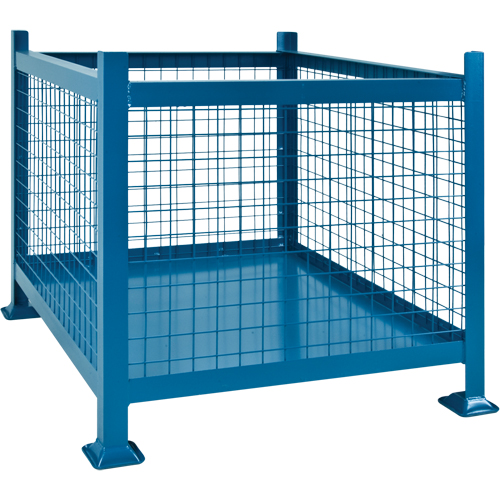 Contenants de vrac empilables, 40,5" la x 48,5" p x 30" h, Capacit&eacute; de 3000 lb Cantin et fils